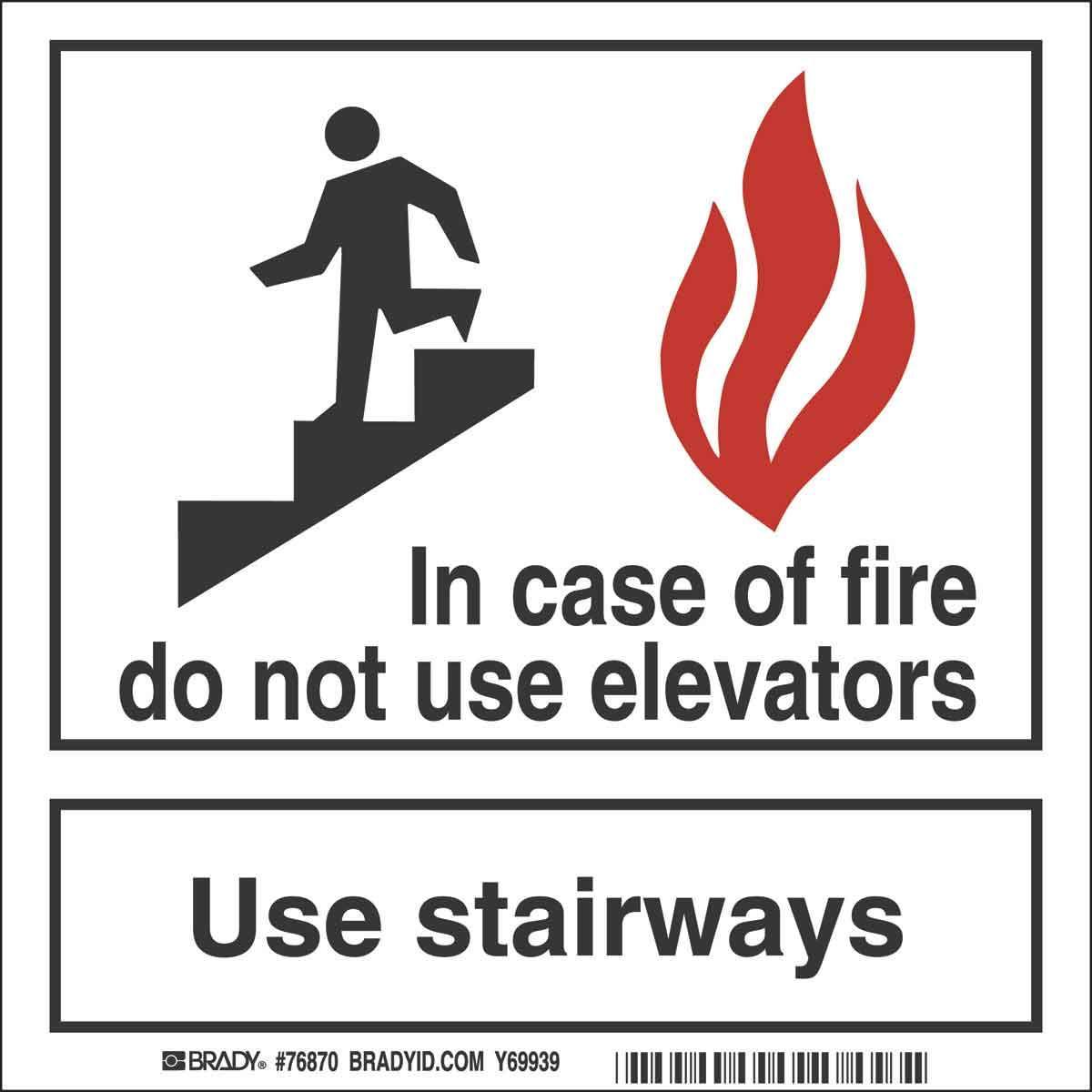 Brady® 76870 Fire, Emergency, Exit & First Aid Signs