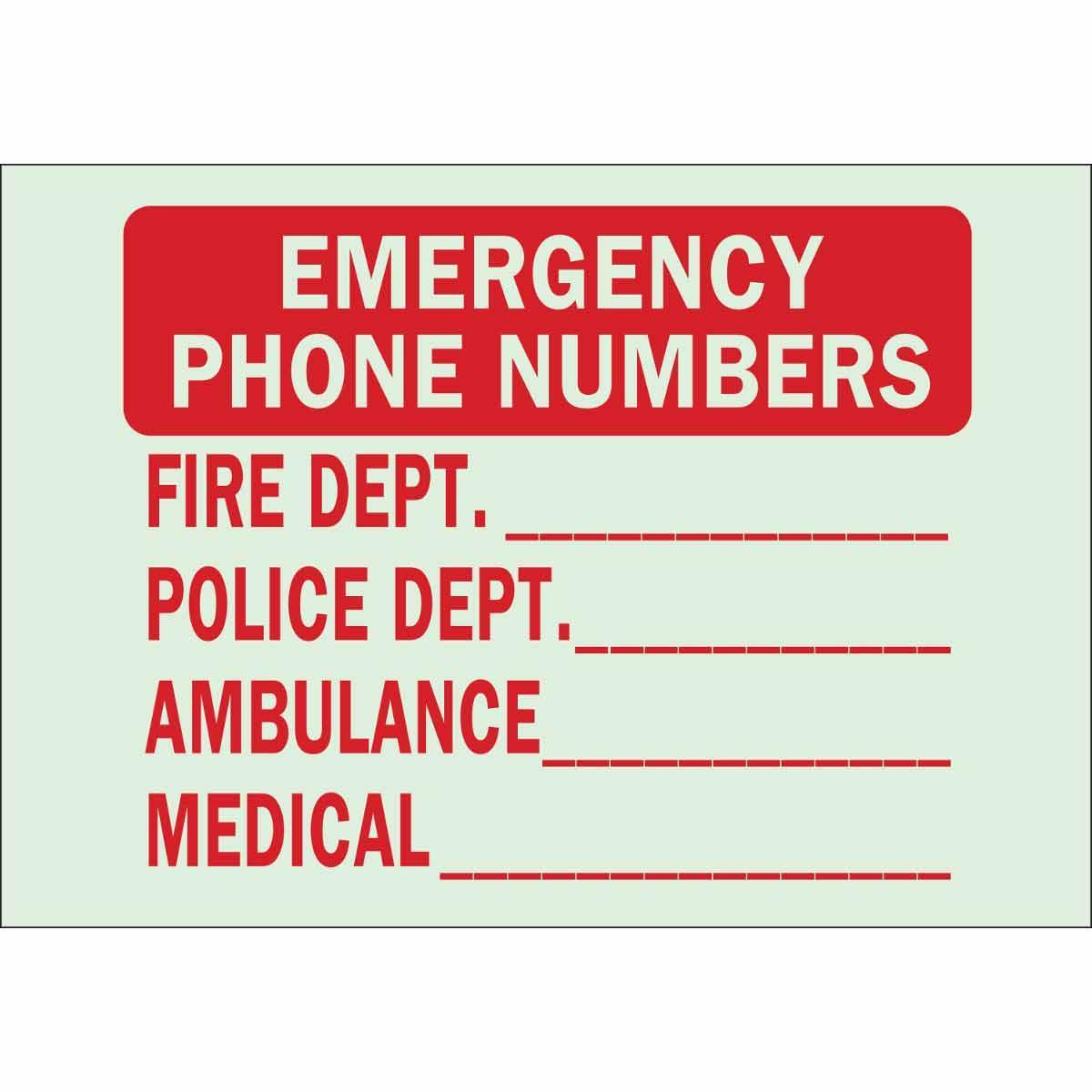 Brady® 80213 Fire, Emergency, Exit & First Aid Signs