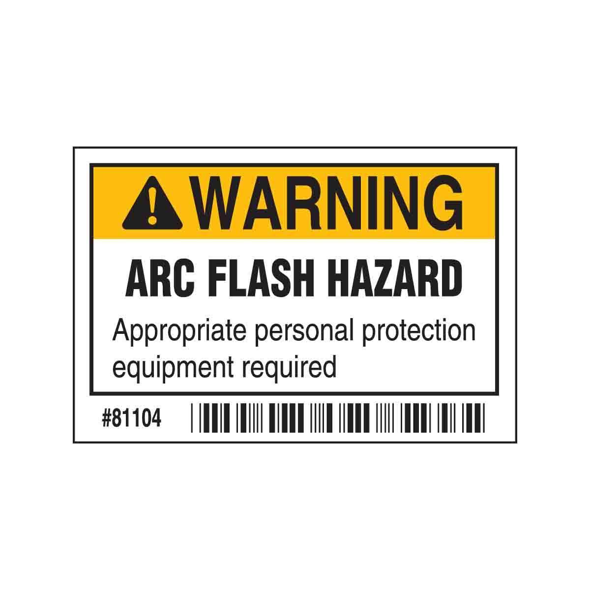 Brady® 81104 Safety & Facility Labels