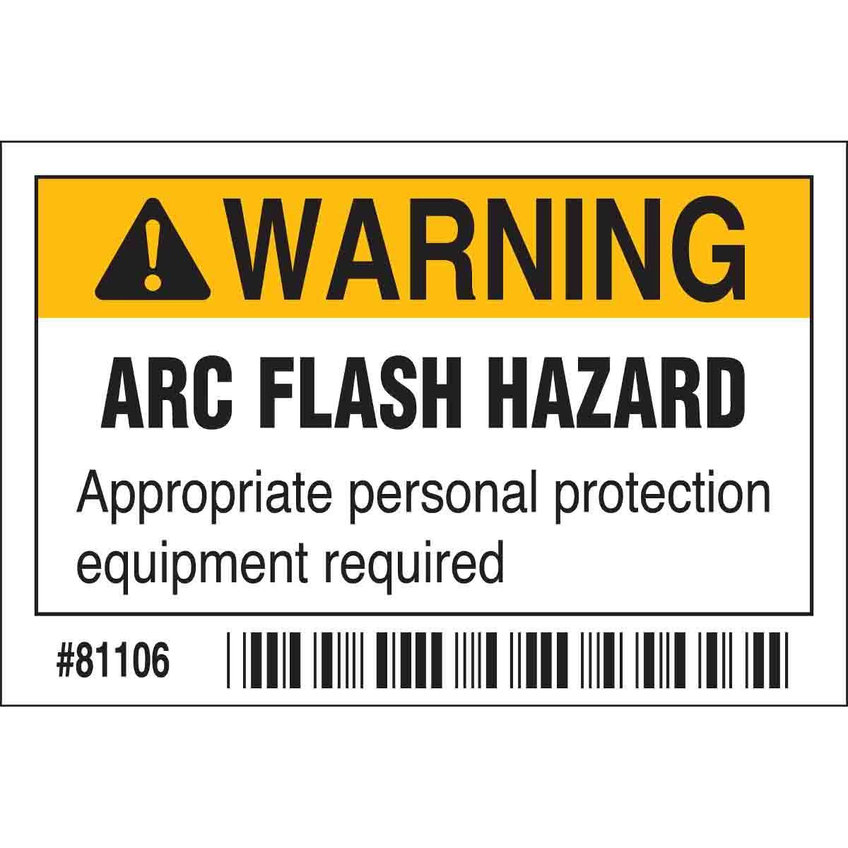 Brady® 81106 Safety & Facility Labels