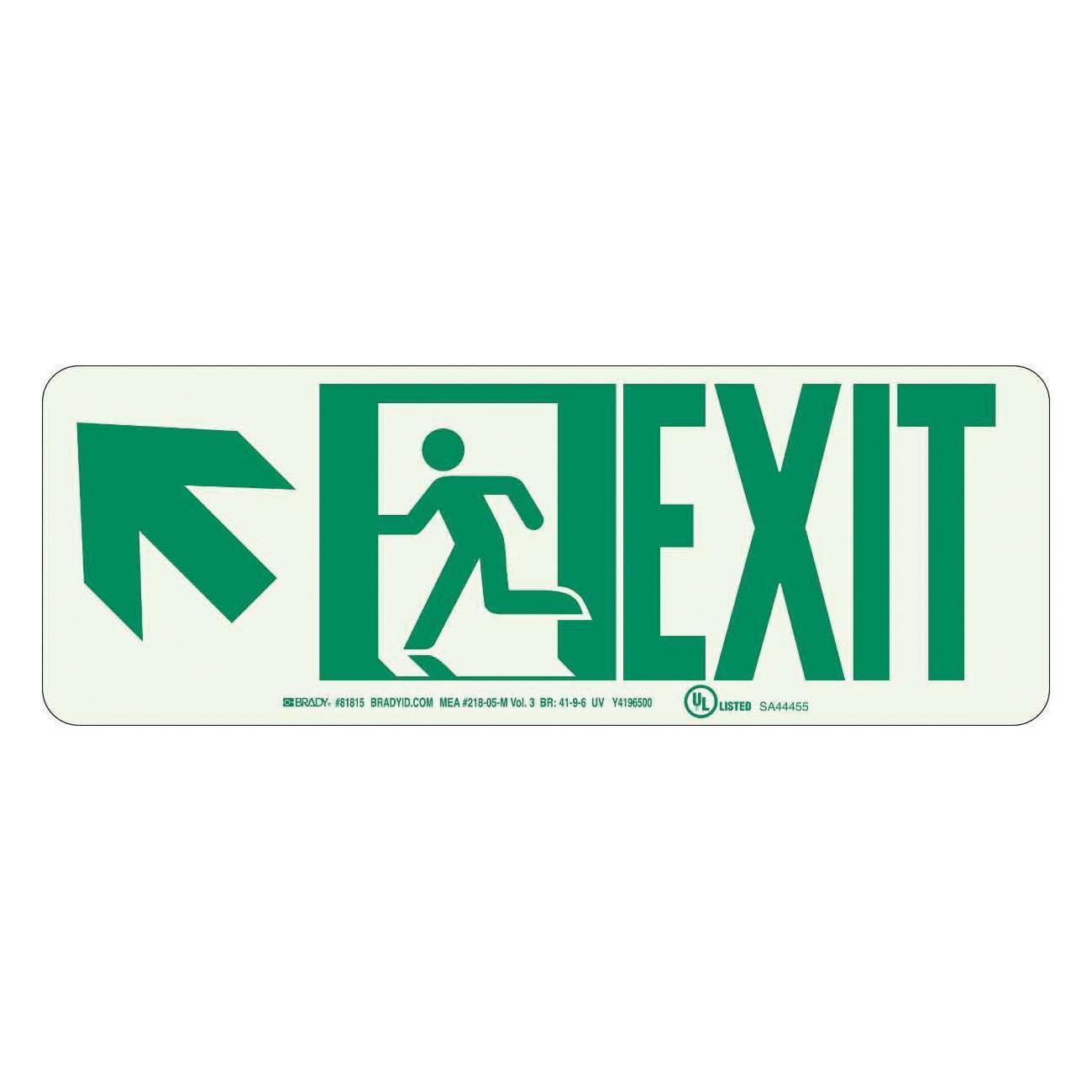 Brady® 81815 Fire, Emergency, Exit & First Aid Signs