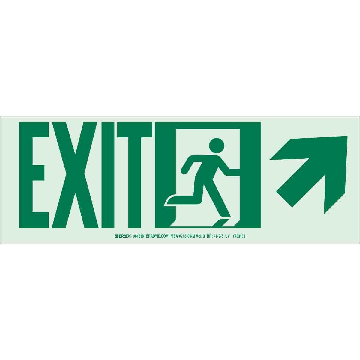 Brady® 81820 Fire, Emergency, Exit & First Aid Signs