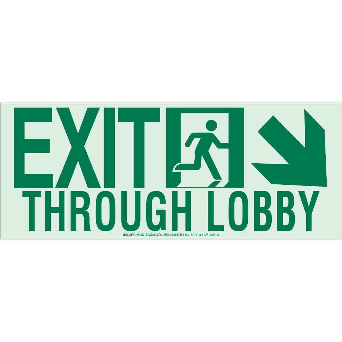Brady® 81824 Fire, Emergency, Exit & First Aid Signs