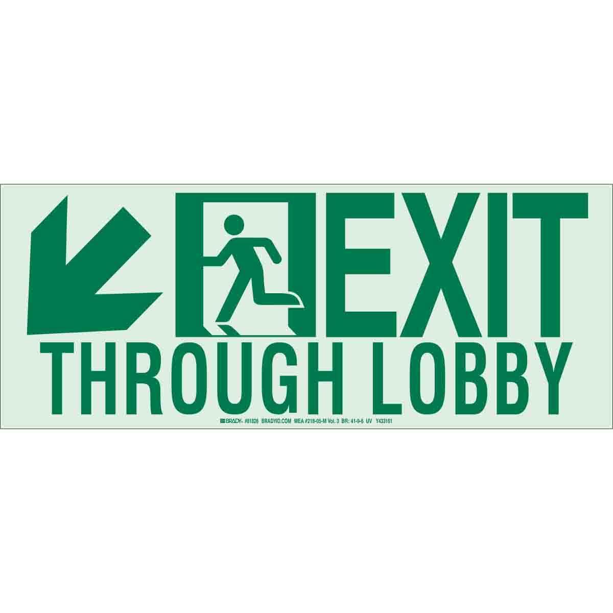 Brady® 81828 Fire, Emergency, Exit & First Aid Signs