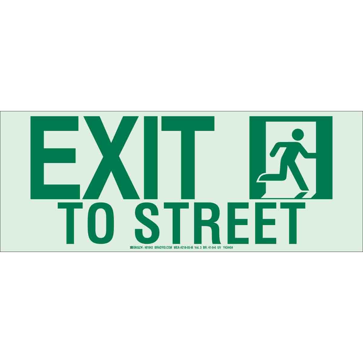 Brady® 81842 Fire, Emergency, Exit & First Aid Signs