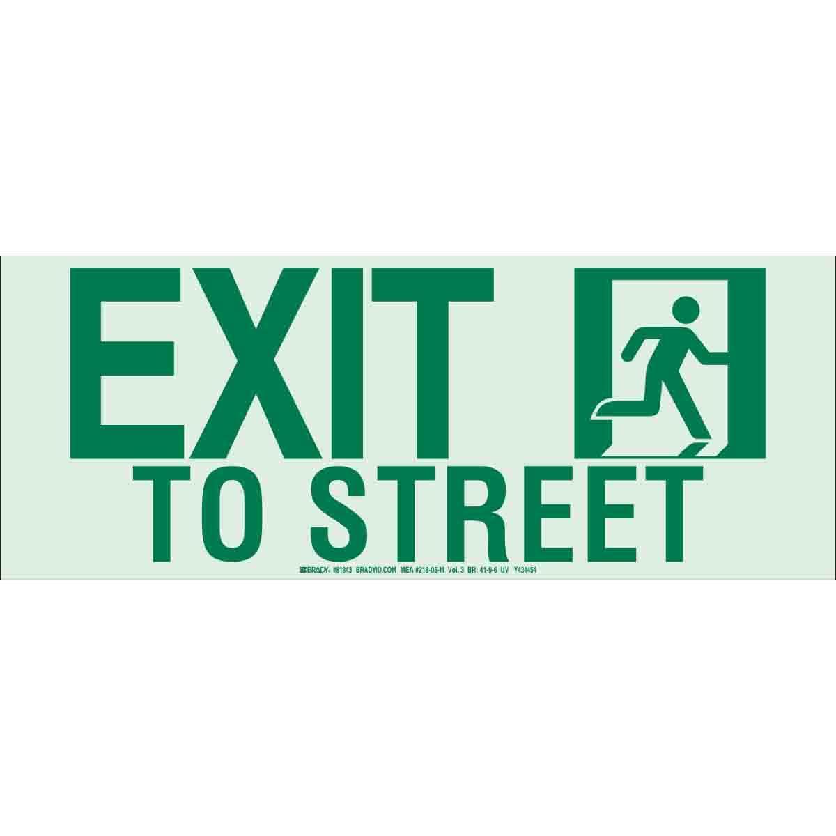Brady® 81843 Fire, Emergency, Exit & First Aid Signs