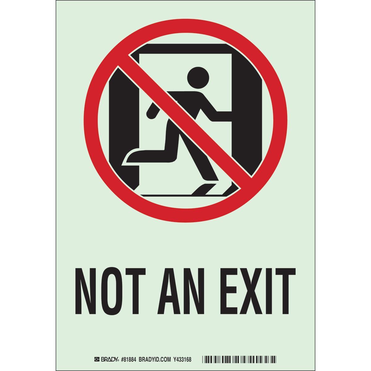 Brady® 81882 Fire, Emergency, Exit & First Aid Signs