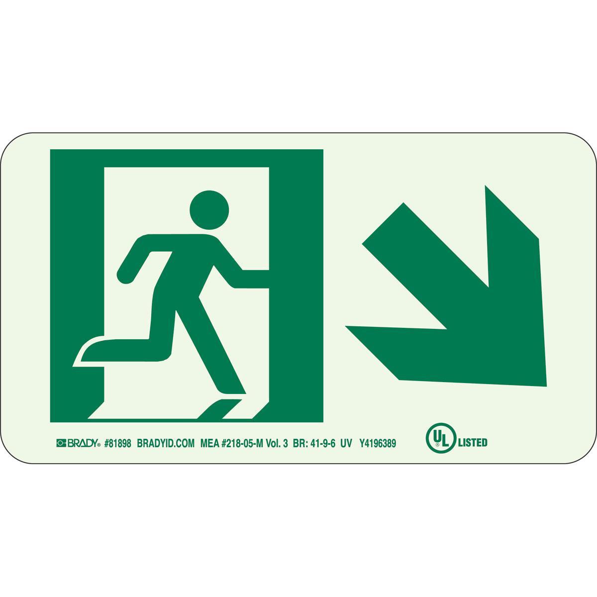 Brady® 81899 Fire, Emergency, Exit & First Aid Signs
