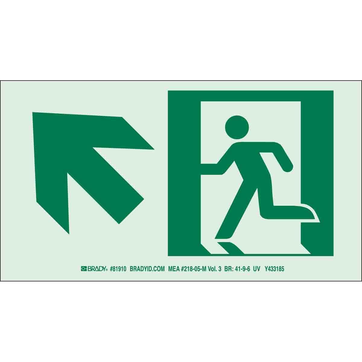 Brady® 81910 Fire, Emergency, Exit & First Aid Signs