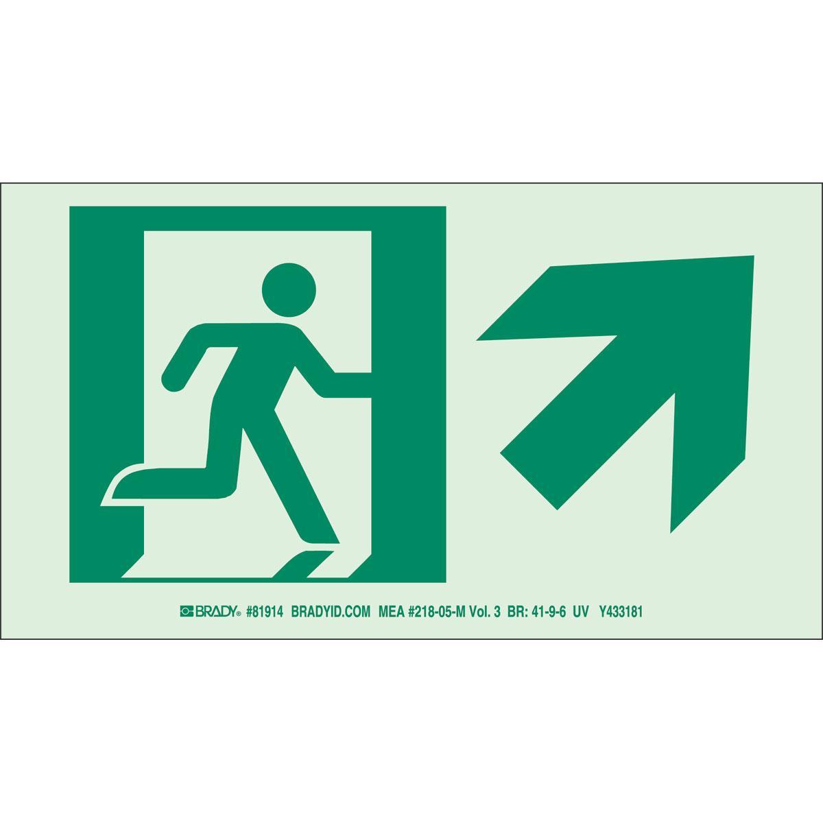Brady® 81915 Fire, Emergency, Exit & First Aid Signs