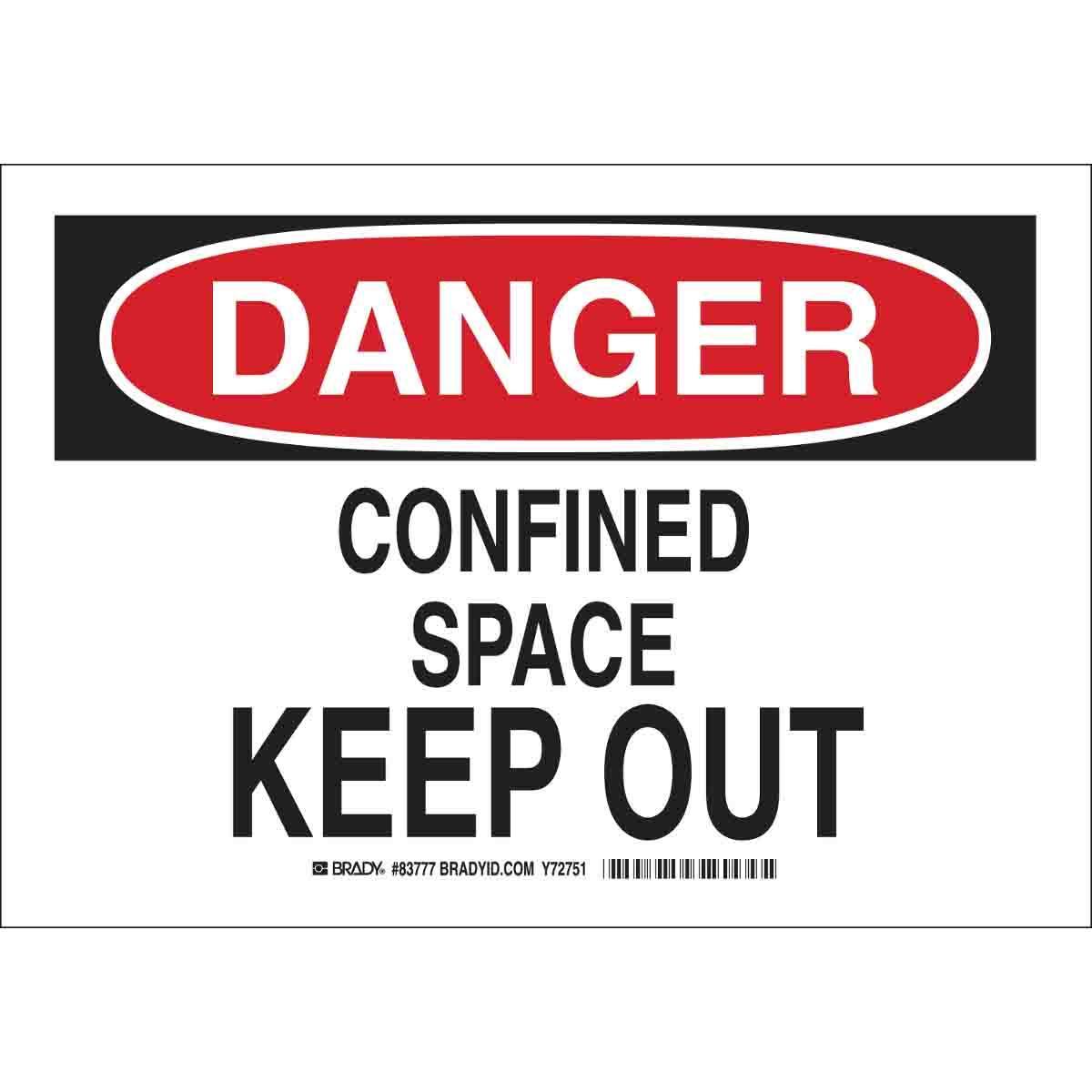Brady® 83777 Accident Prevention Signs