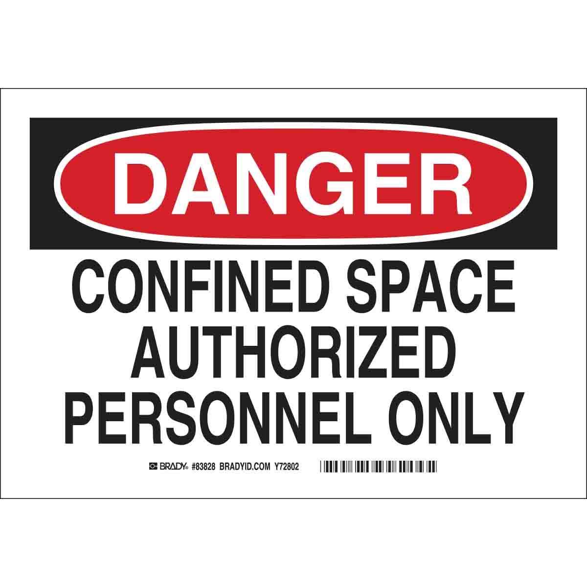Brady® 83828 Accident Prevention Signs
