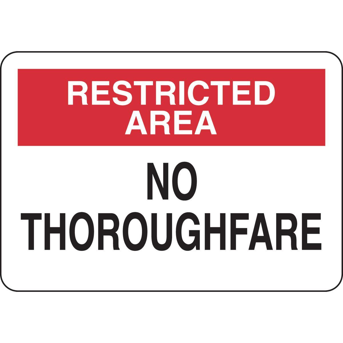 Brady® 84181 Access & Security Signs