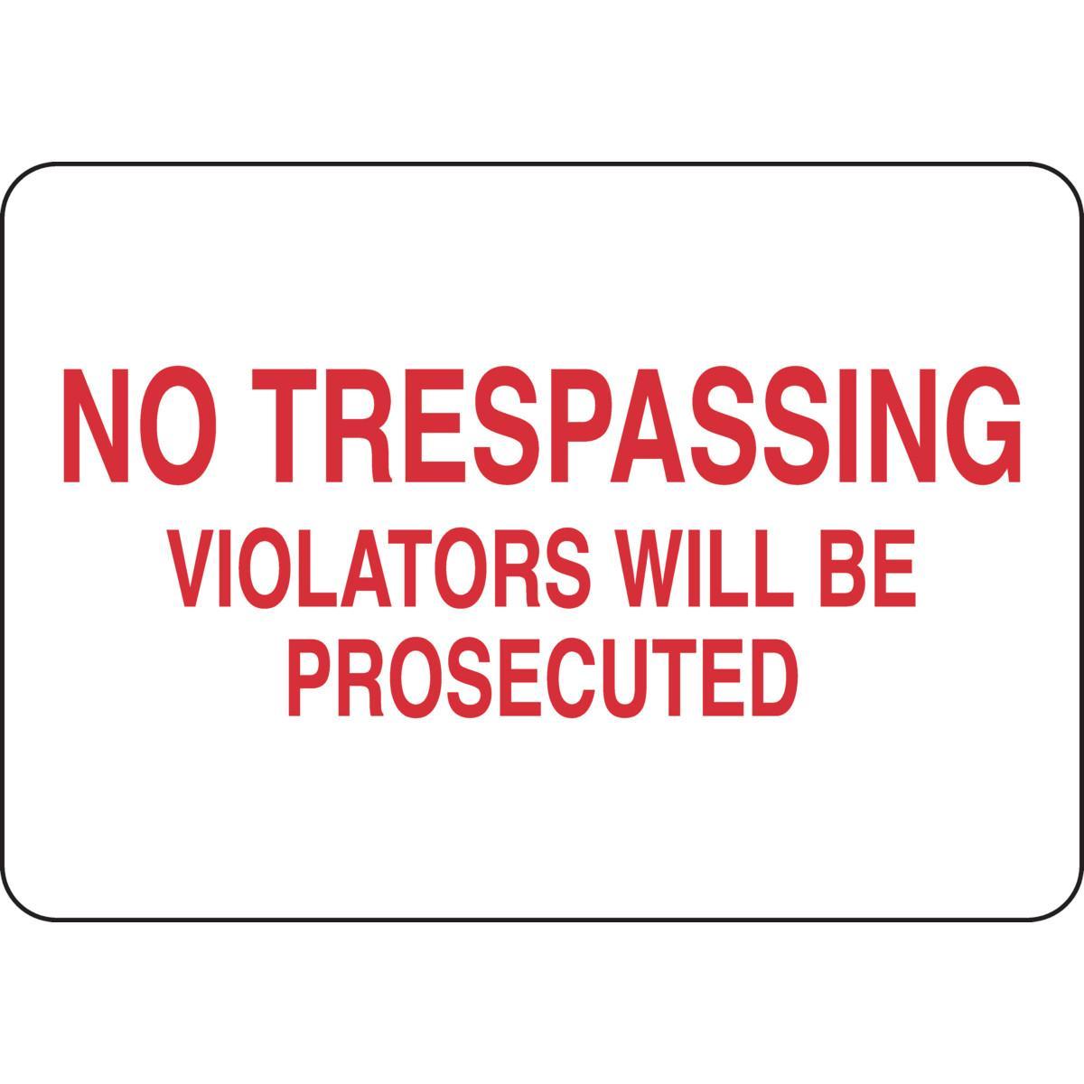 Brady® 84252 Access & Security Signs