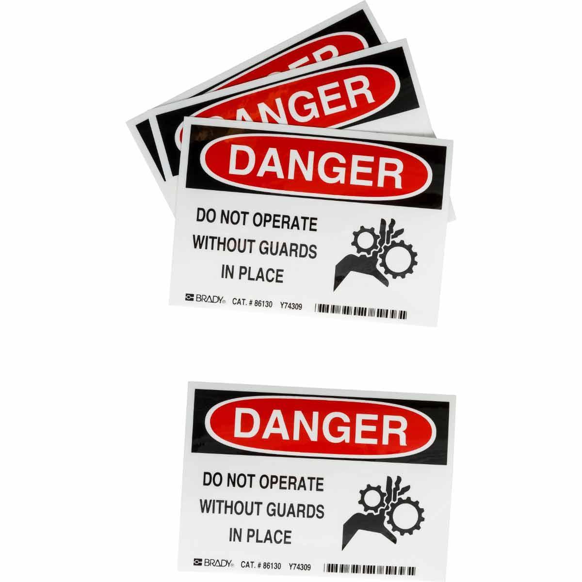 Brady® 86130 Safety & Facility Labels
