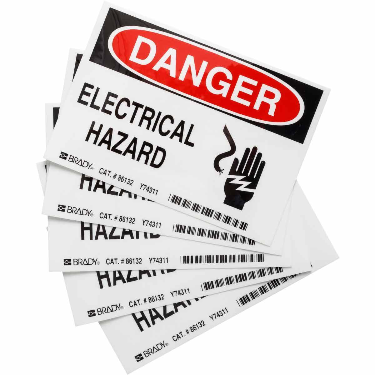 Brady® 86132 Safety & Facility Labels