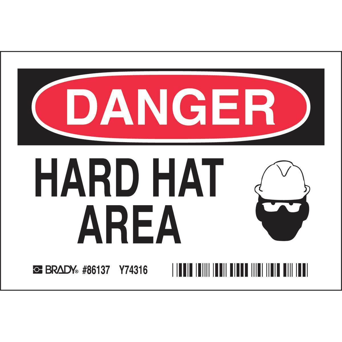 Brady® 86137 Accident Prevention Signs