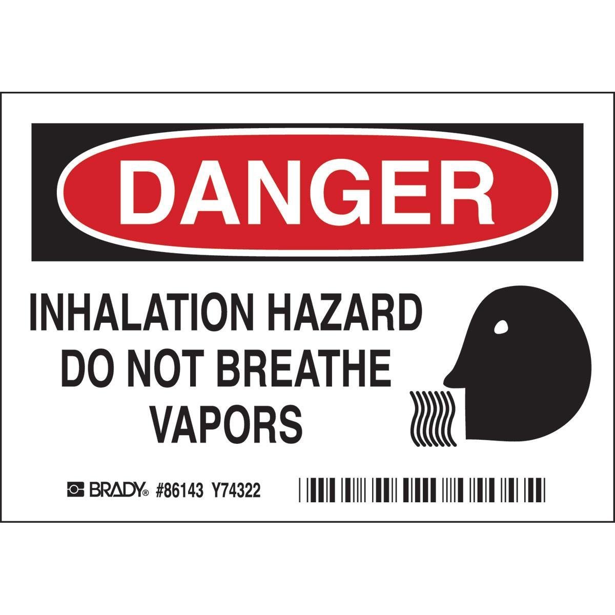 Brady® 86143 Chemical & Hazardous Material Signs