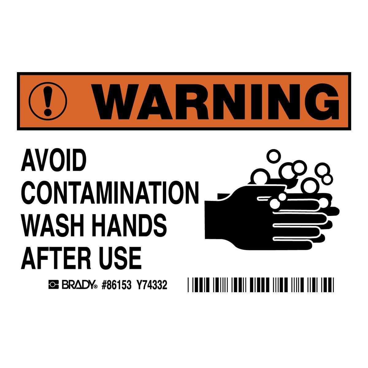 Brady® 86153 Safety & Facility Labels