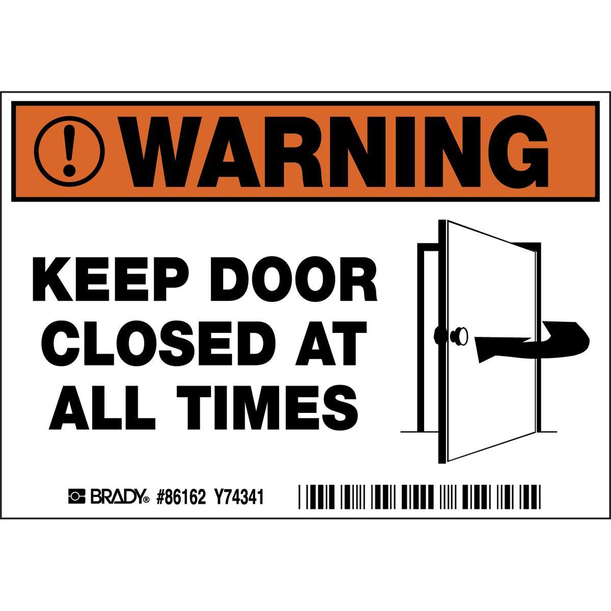 Brady® 86162 Accident Prevention Signs