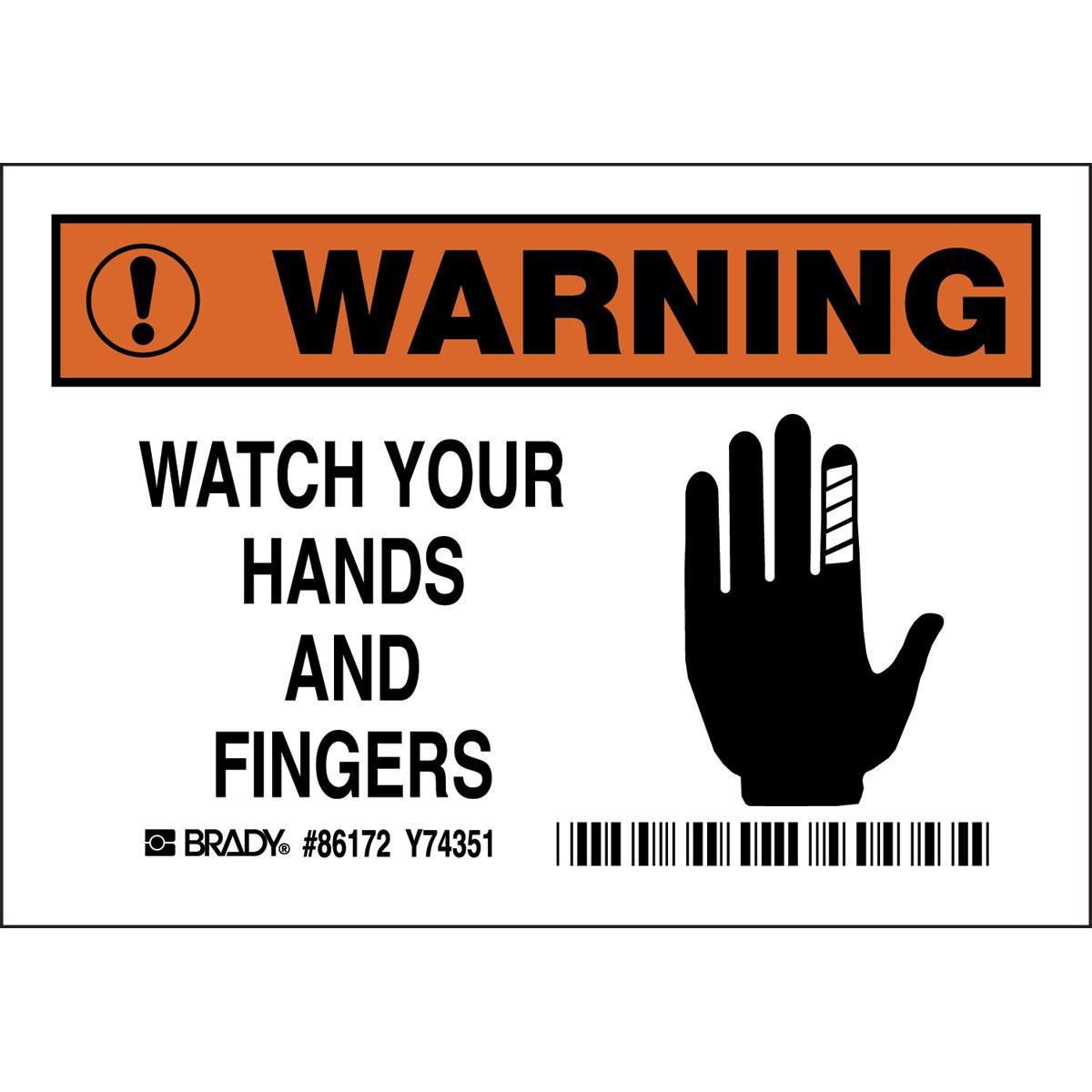 Brady® 86172 Safety & Facility Labels