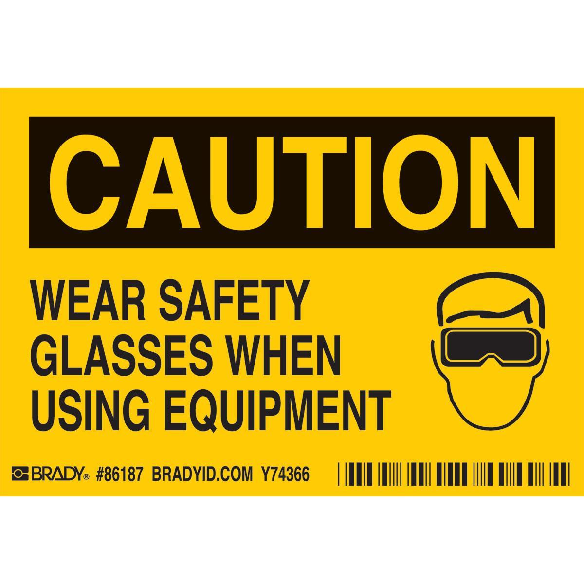 Brady® 86187 Accident Prevention Signs