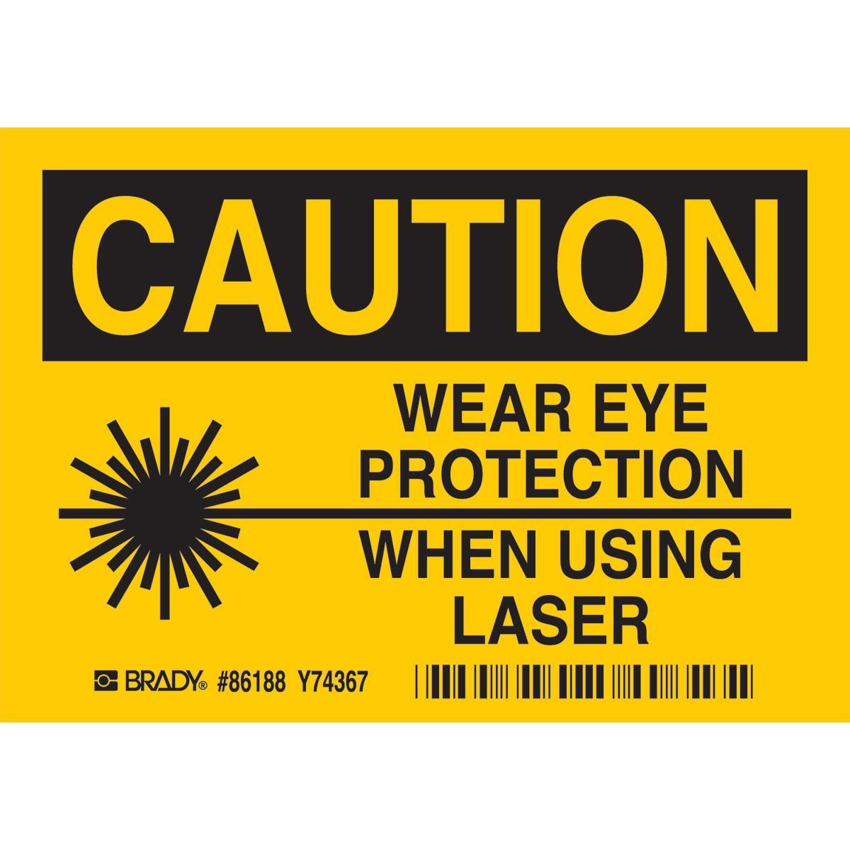 Brady® 86188 Accident Prevention Signs