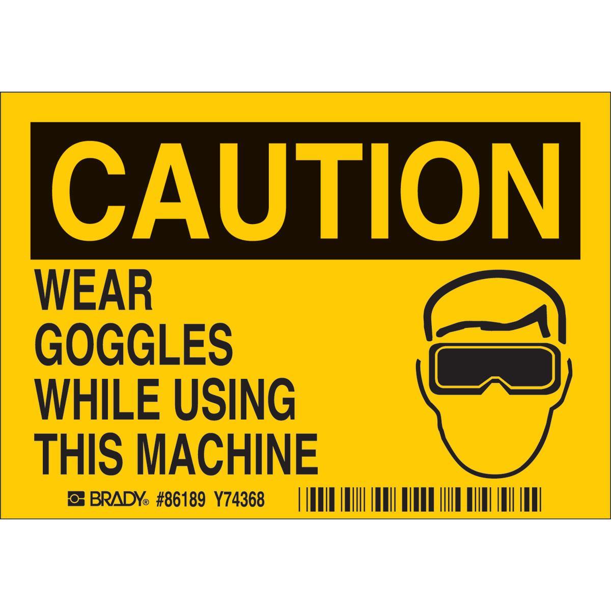 Brady® 86189 Safety & Facility Labels