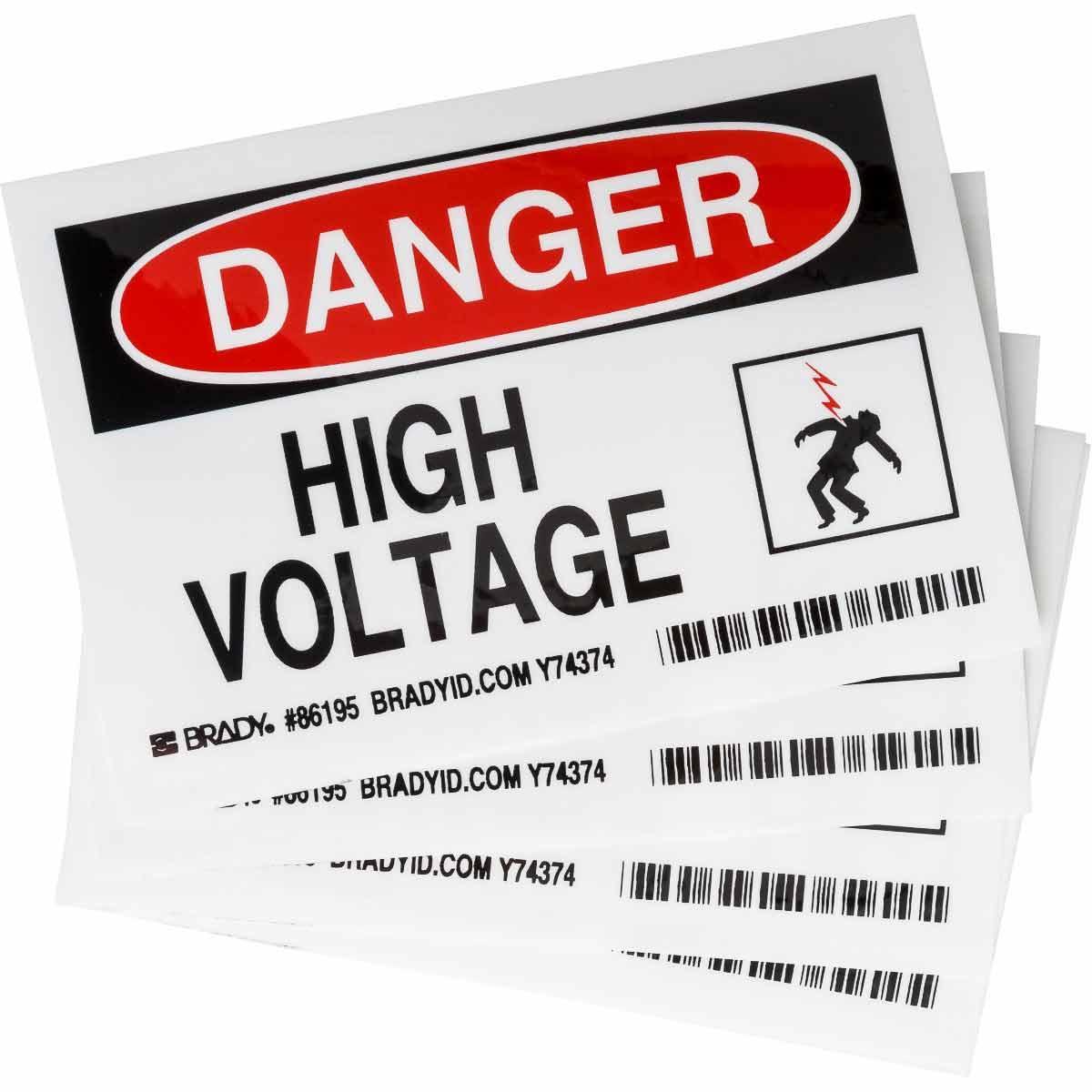 Brady® 86195 Safety & Facility Labels