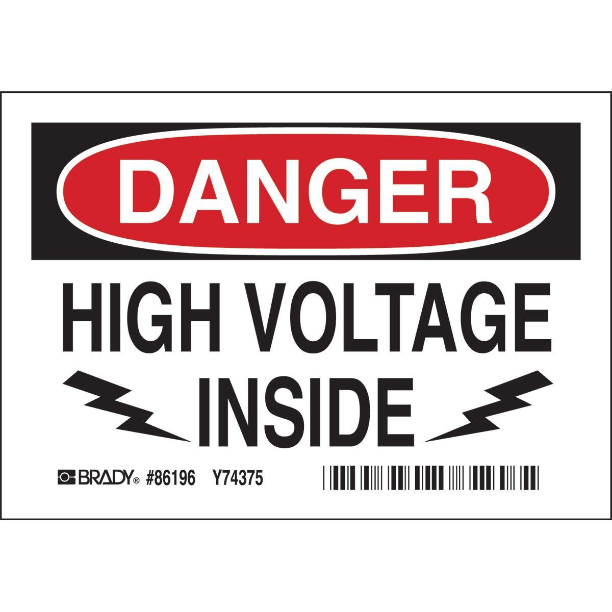 Brady® 86196 Chemical & Hazardous Material Signs