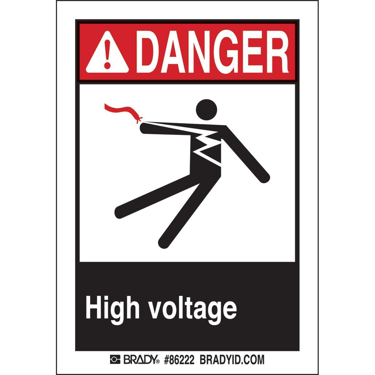 Brady® 86222 Safety & Facility Labels