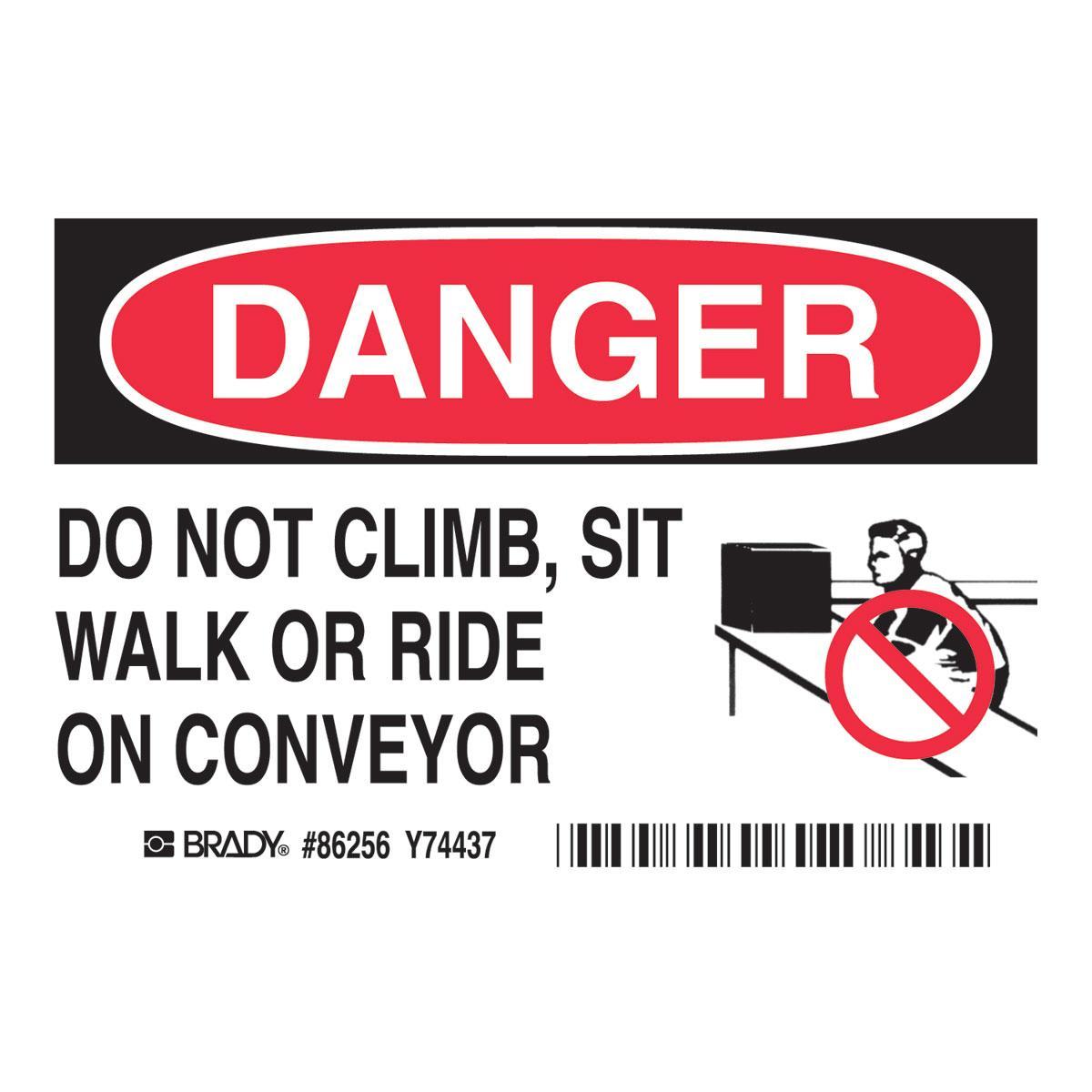 Brady® 86256 Accident Prevention Signs