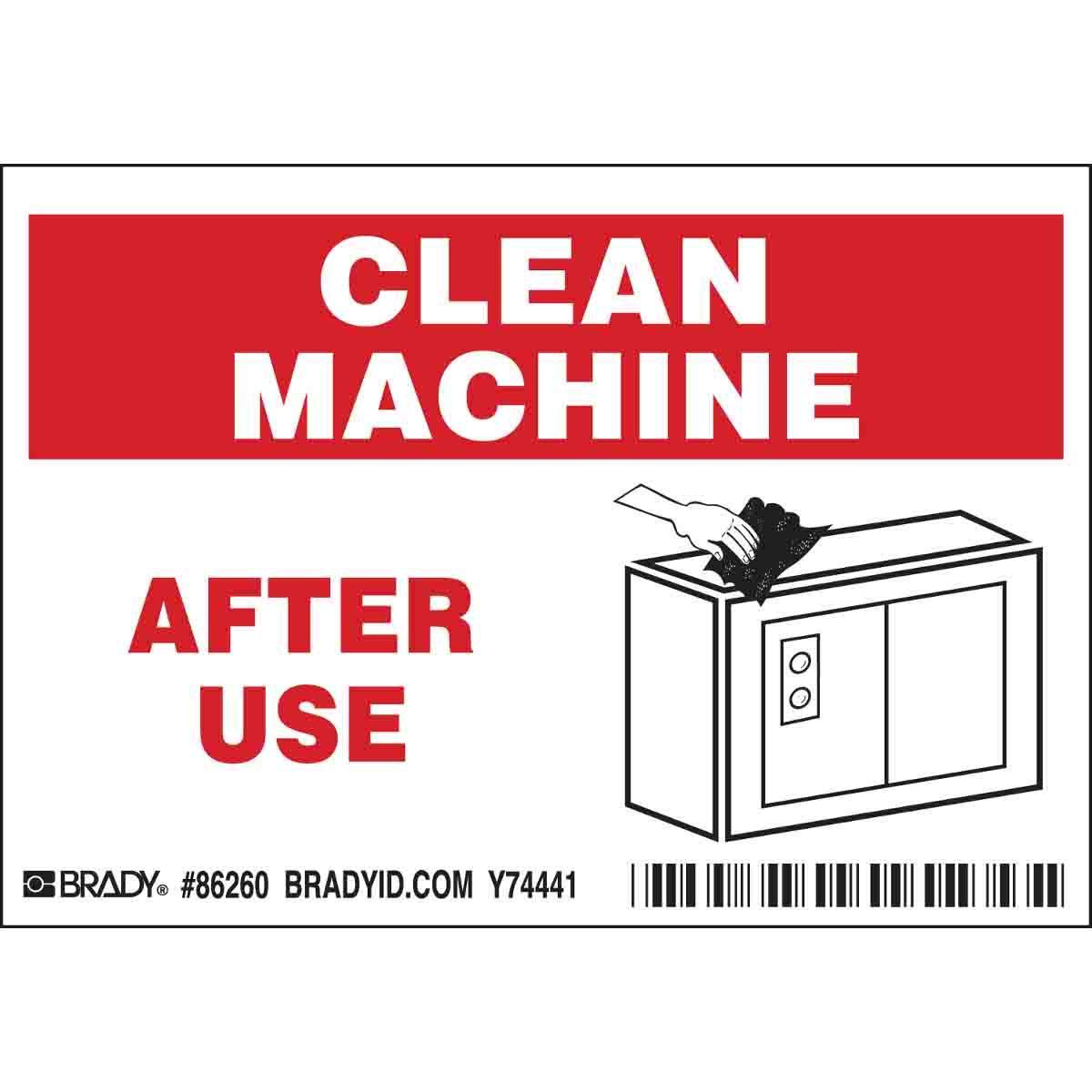 Brady® 86260 Safety & Facility Labels