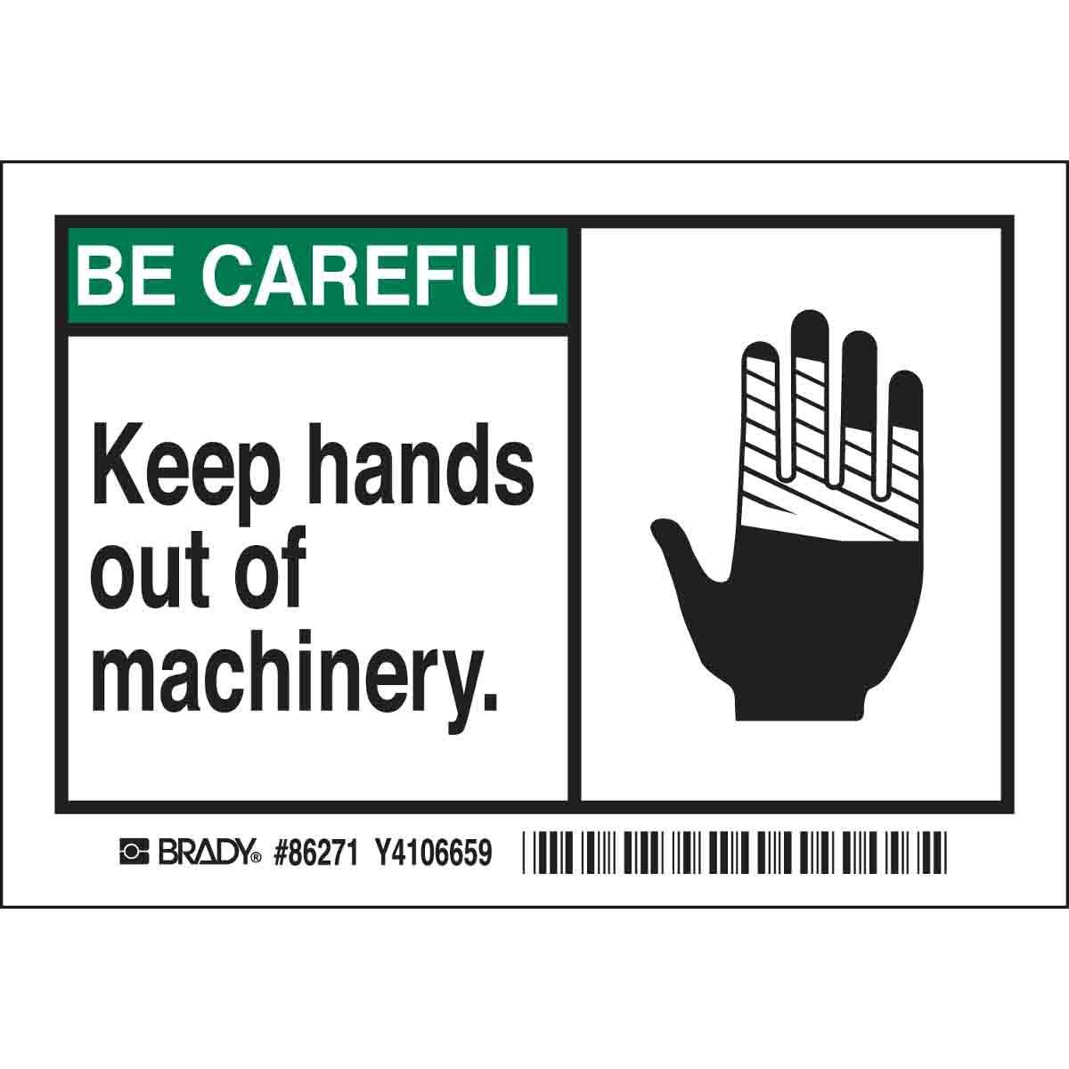 Brady® 86271 Safety & Facility Labels
