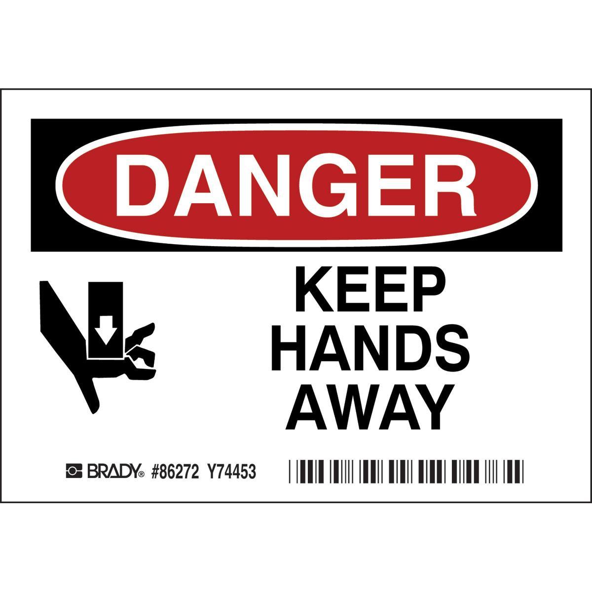 Brady® 86272 Accident Prevention Signs