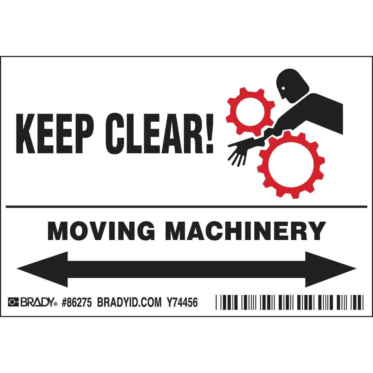 Brady® 86275 Safety & Facility Labels