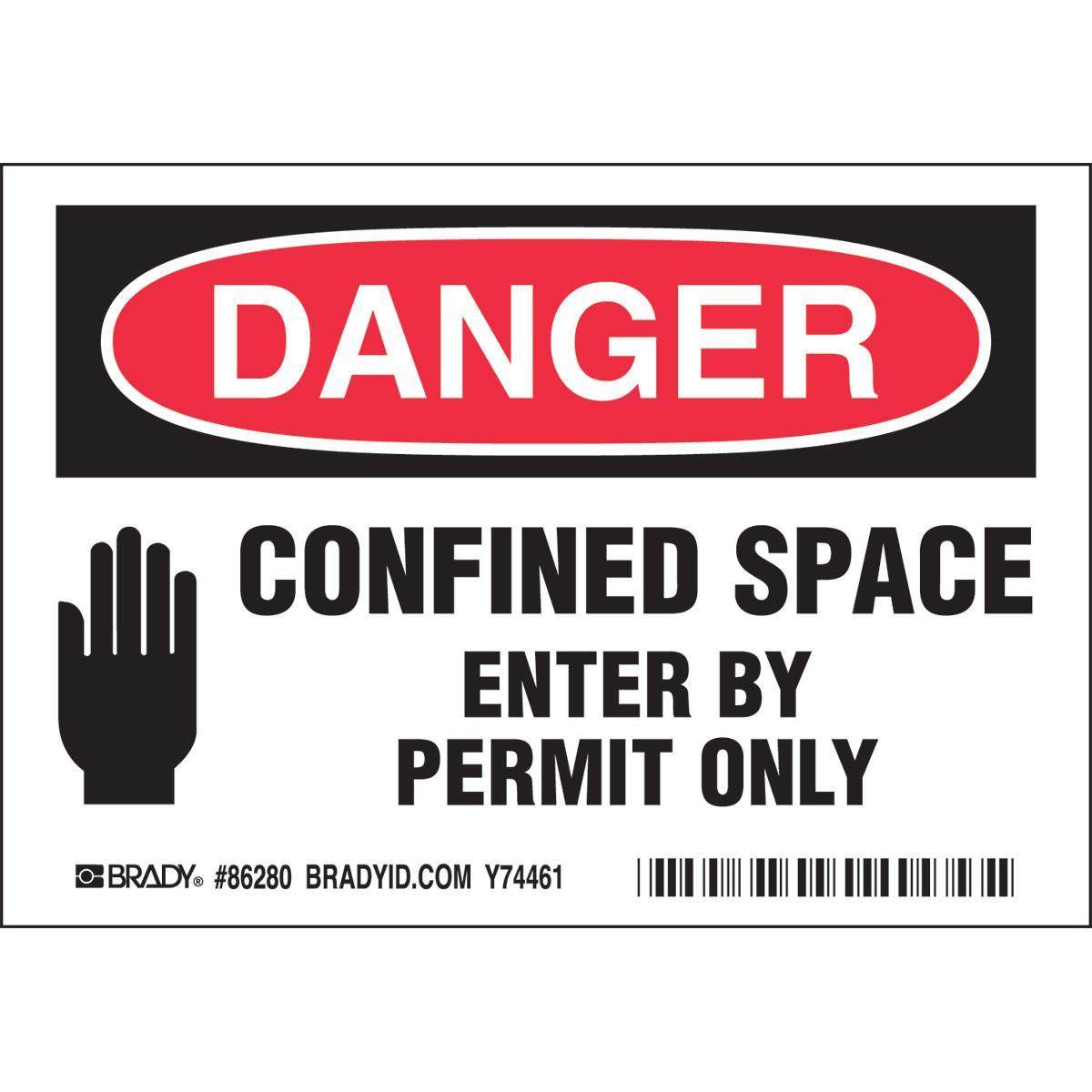 Brady® 86280 Accident Prevention Signs