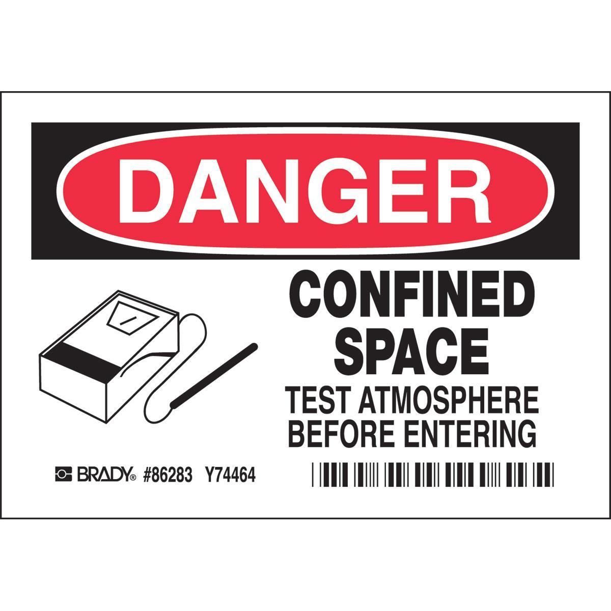 Brady® 86283 Accident Prevention Signs