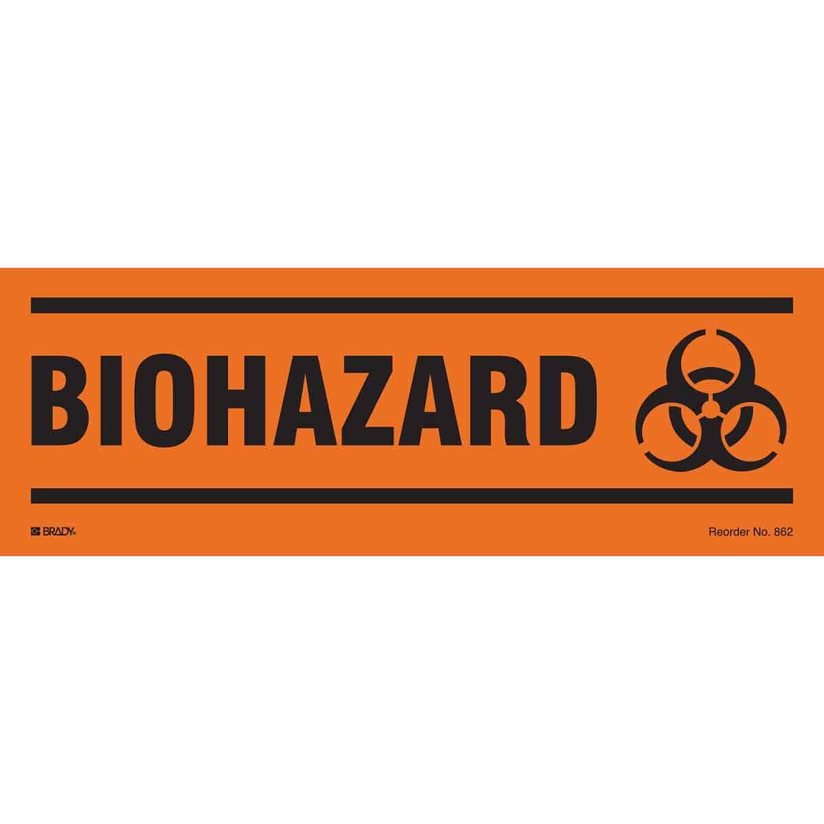 Brady® 862MLS Chemical & Hazardous Material Signs