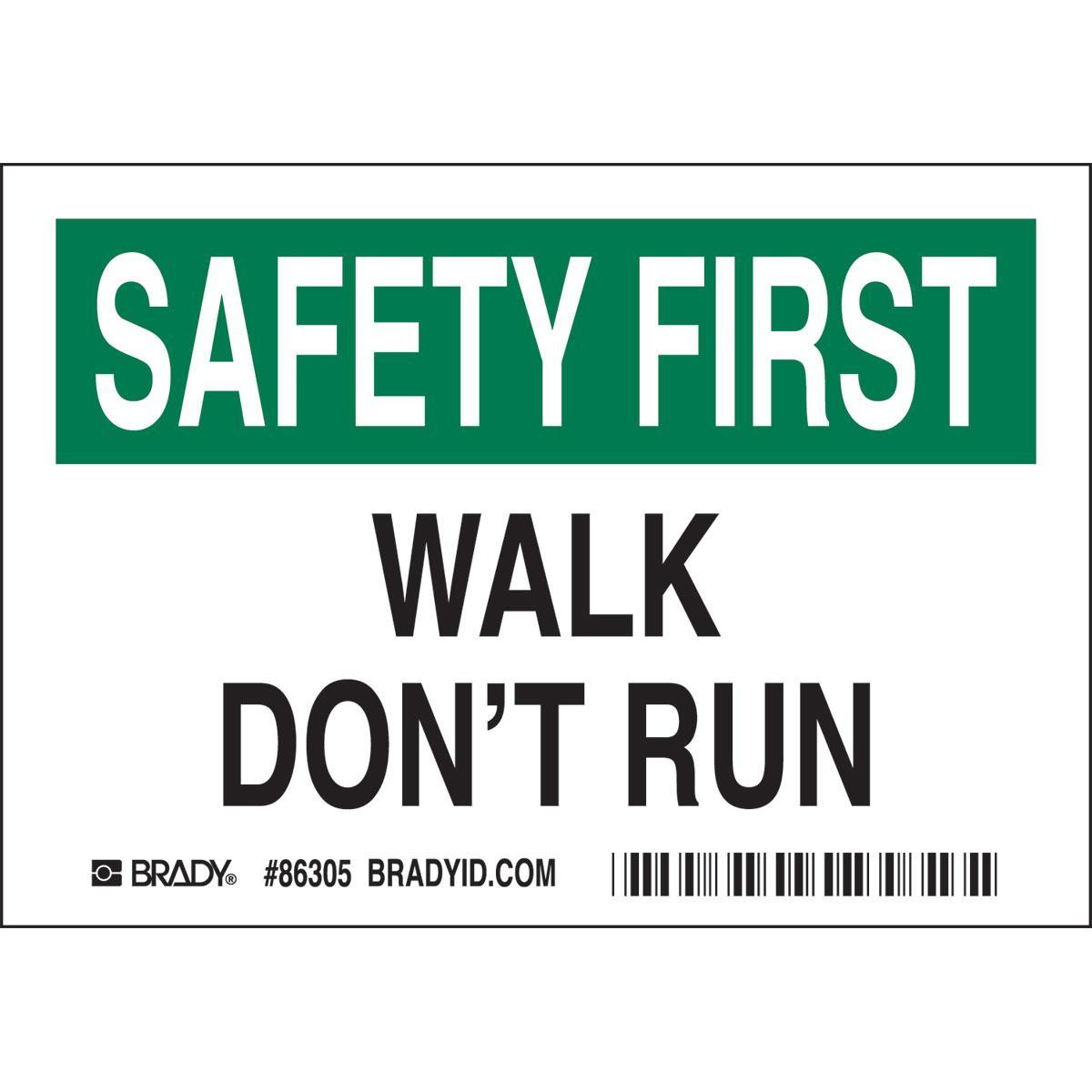 Brady® 86305 Safety & Facility Labels