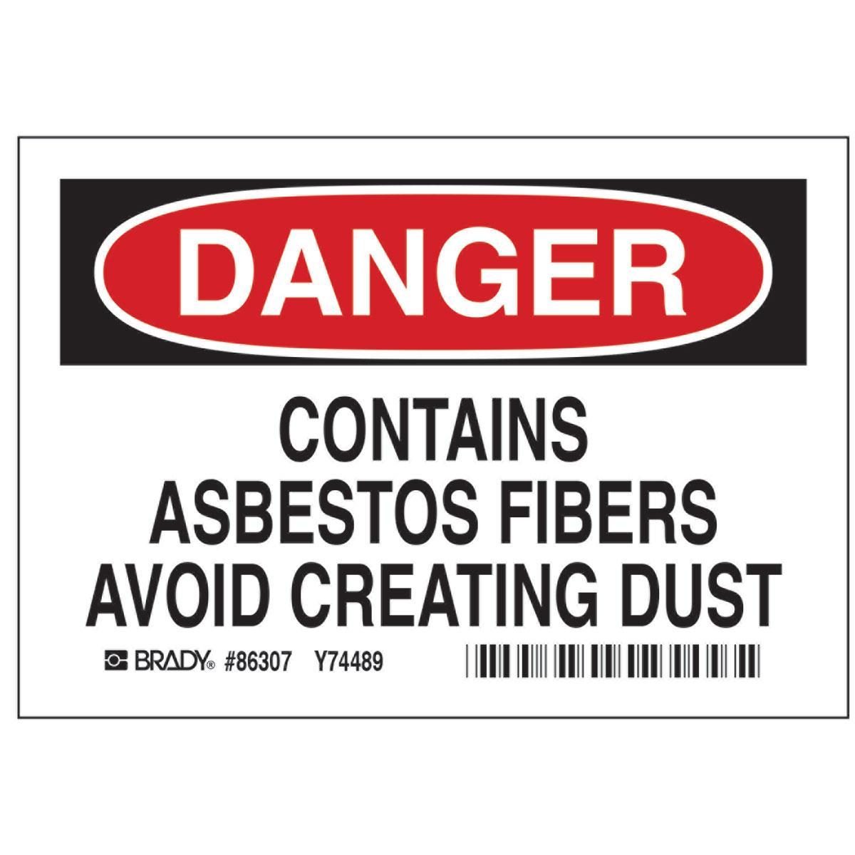 Brady® 86307 Chemical & Hazardous Material Signs