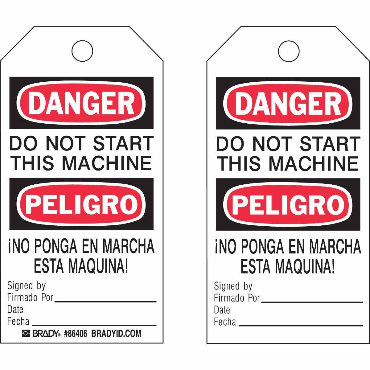 Brady® 86406 Safety & Facility Tags