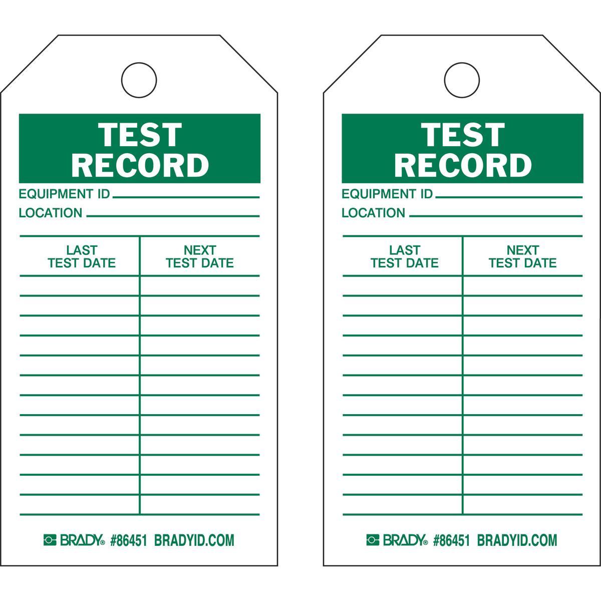 Brady® 86451 Safety & Facility Tags