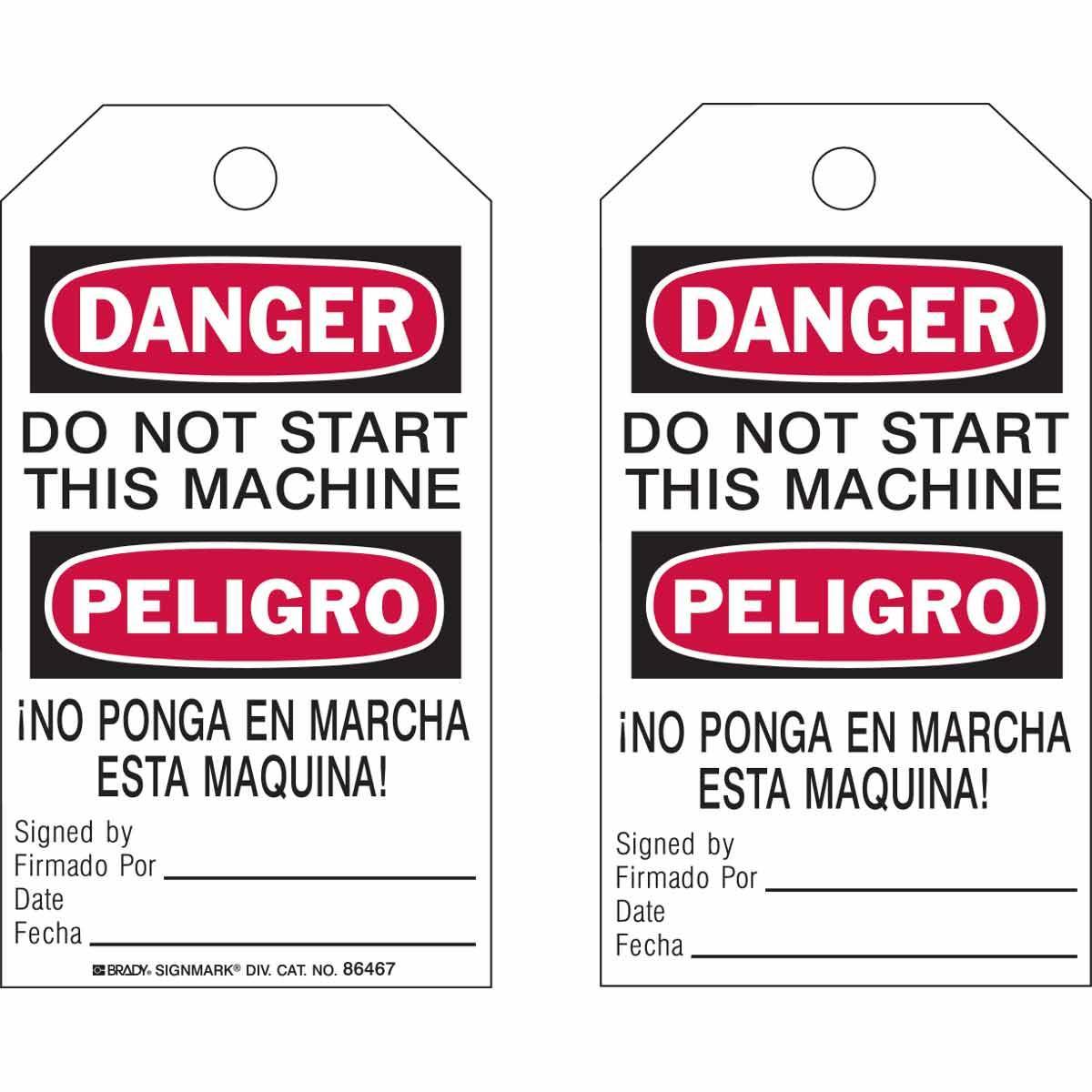 Brady® 86467 Safety & Facility Tags
