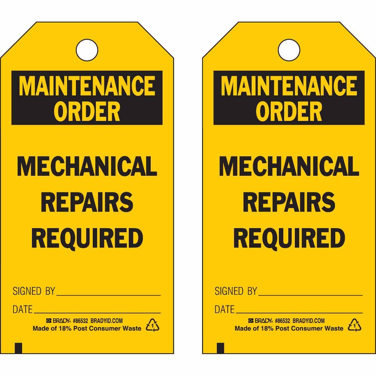 Brady® 86532 Safety & Facility Tags