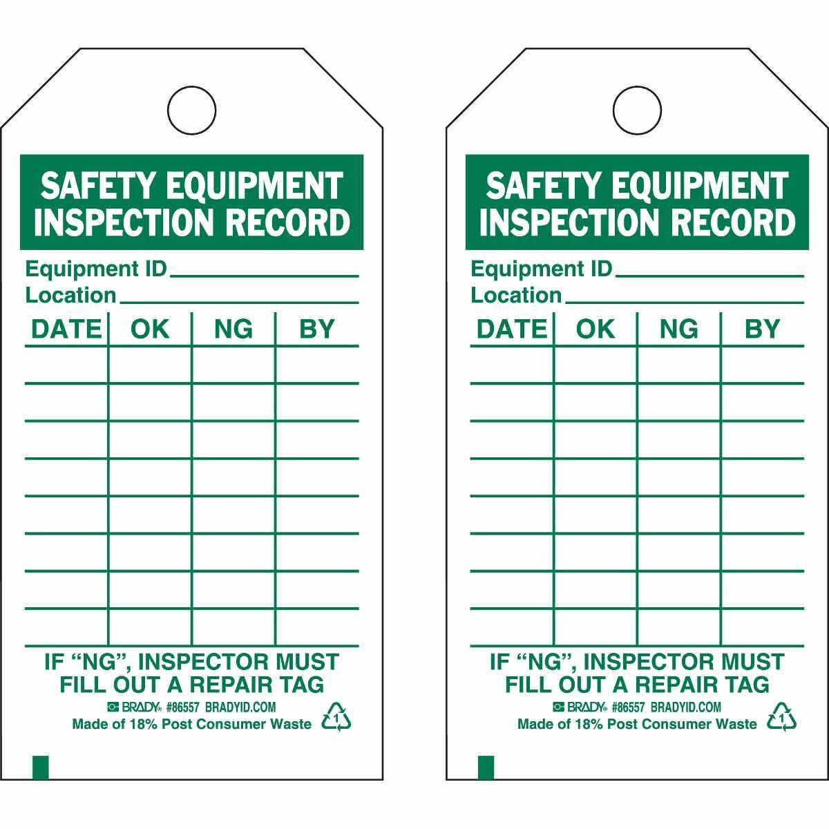 Brady® 86557 Safety & Facility Tags