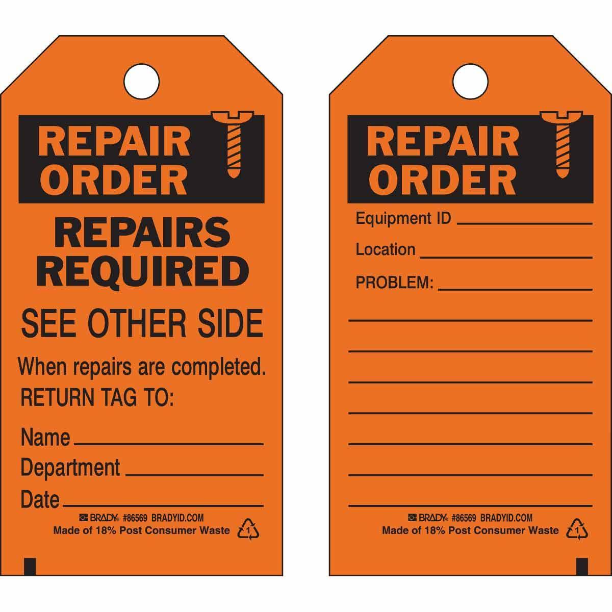 Brady® 86679 Safety & Facility Tags