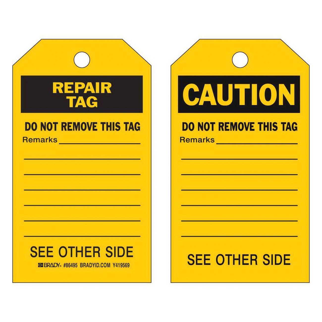 Brady® 86608 Safety & Facility Tags