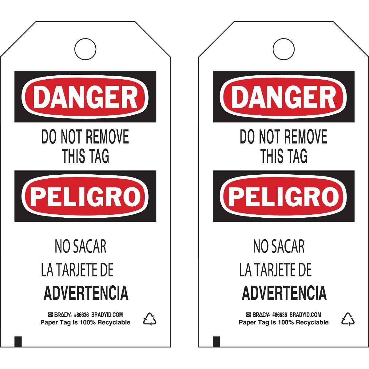 Brady® 86636 Safety & Facility Tags