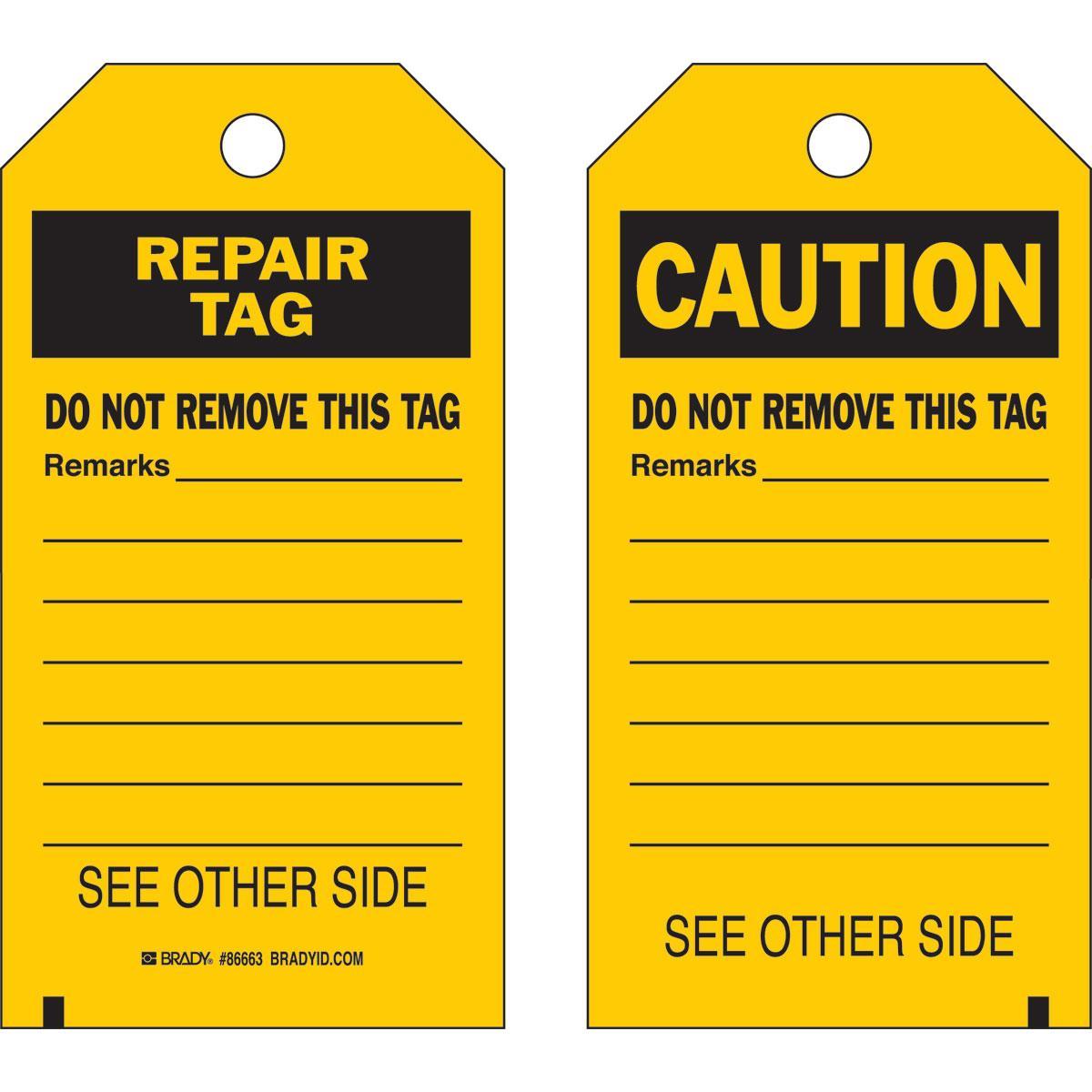 Brady® 86663 Safety & Facility Tags